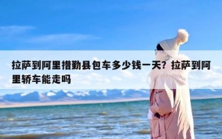 拉萨到阿里措勤县包车多少钱一天？拉萨到阿里轿车能走吗