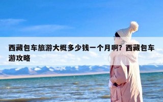 西藏包车旅游大概多少钱一个月啊？西藏包车游攻略