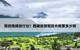 报团西藏旅行社？西藏旅游报团大概要多少钱