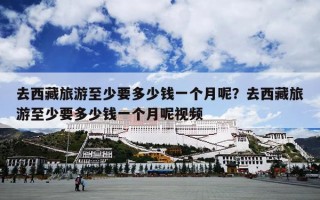 去西藏旅游至少要多少钱一个月呢？去西藏旅游至少要多少钱一个月呢视频