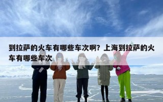 到拉萨的火车有哪些车次啊？上海到拉萨的火车有哪些车次