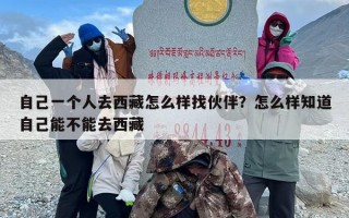 自己一个人去西藏怎么样找伙伴？怎么样知道自己能不能去西藏