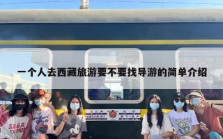 一个人去西藏旅游要不要找导游的简单介绍