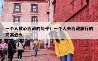 一个人散心西藏的句子？一个人去西藏旅行的文案必火