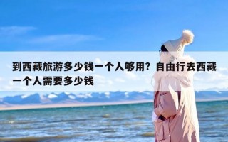 到西藏旅游多少钱一个人够用？自由行去西藏一个人需要多少钱