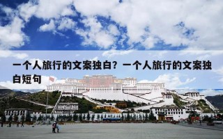 一个人旅行的文案独白？一个人旅行的文案独白短句