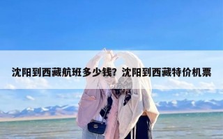 沈阳到西藏航班多少钱？沈阳到西藏特价机票