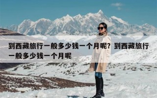 到西藏旅行一般多少钱一个月呢？到西藏旅行一般多少钱一个月呢