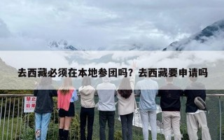 去西藏必须在本地参团吗？去西藏要申请吗