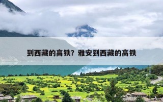 到西藏的高铁？雅安到西藏的高铁