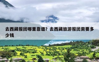 去西藏报团哪里靠谱？去西藏旅游报团需要多少钱
