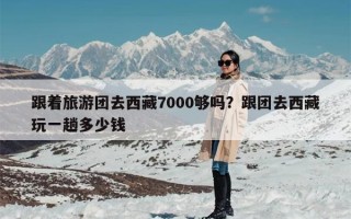 跟着旅游团去西藏7000够吗？跟团去西藏玩一趟多少钱