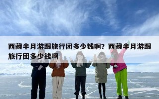 西藏半月游跟旅行团多少钱啊？西藏半月游跟旅行团多少钱啊