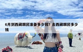 6月到西藏跟团准备多少钱？去西藏跟团多少钱