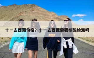十一去西藏价格？十一去西藏需要核酸检测吗