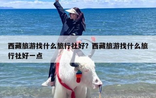 西藏旅游找什么旅行社好？西藏旅游找什么旅行社好一点
