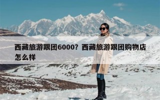 西藏旅游跟团6000？西藏旅游跟团购物店怎么样
