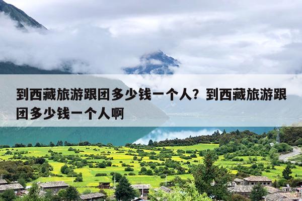 到西藏旅游跟团多少钱一个人？到西藏旅游跟团多少钱一个人啊