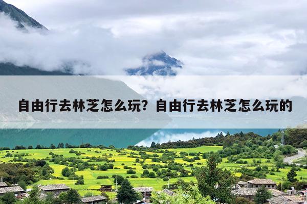 自由行去林芝怎么玩？自由行去林芝怎么玩的