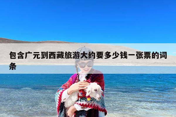 包含广元到西藏旅游大约要多少钱一张票的词条