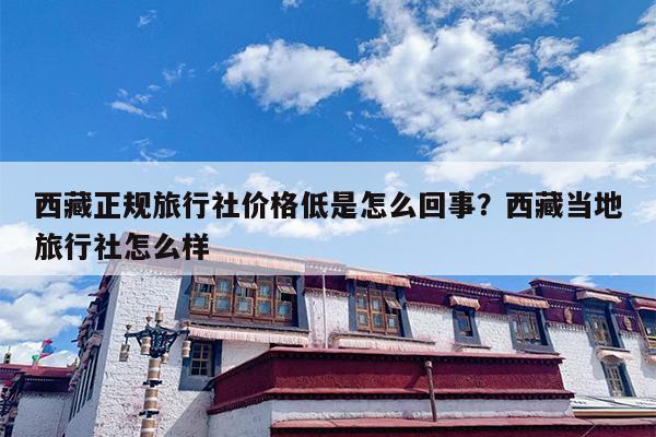 西藏正规旅行社价格低是怎么回事？西藏当地旅行社怎么样