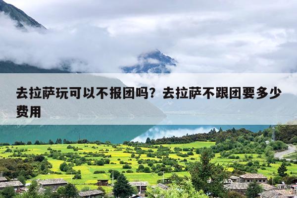 去拉萨玩可以不报团吗？去拉萨不跟团要多少费用