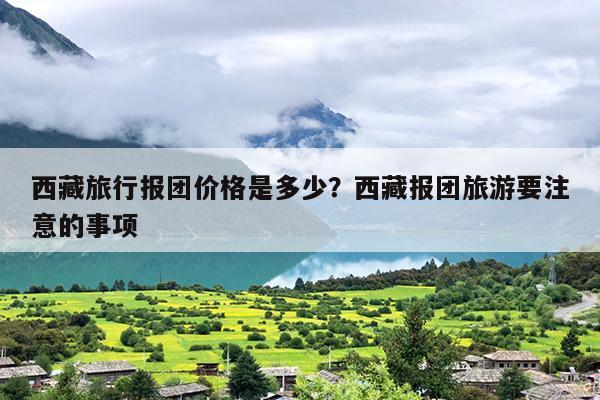西藏旅行报团价格是多少？西藏报团旅游要注意的事项