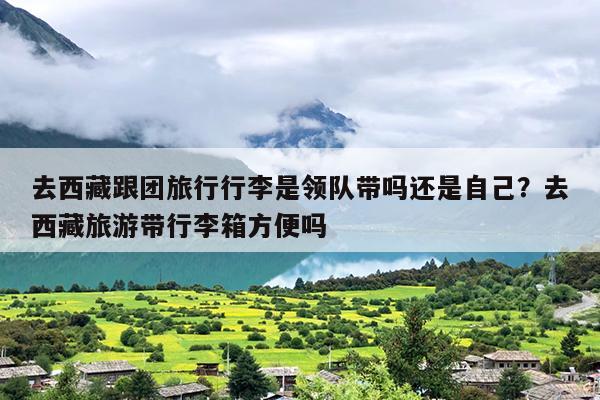 去西藏跟团旅行行李是领队带吗还是自己？去西藏旅游带行李箱方便吗
