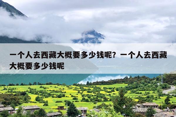 一个人去西藏大概要多少钱呢？一个人去西藏大概要多少钱呢